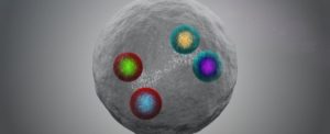 Artist’s impression of a tetraquark, image credit: CERN